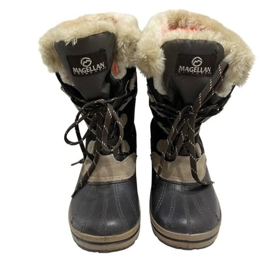 Magellan Womens Winter‎ Snow Boots Insulated Waterproof Fur Lined Size 7